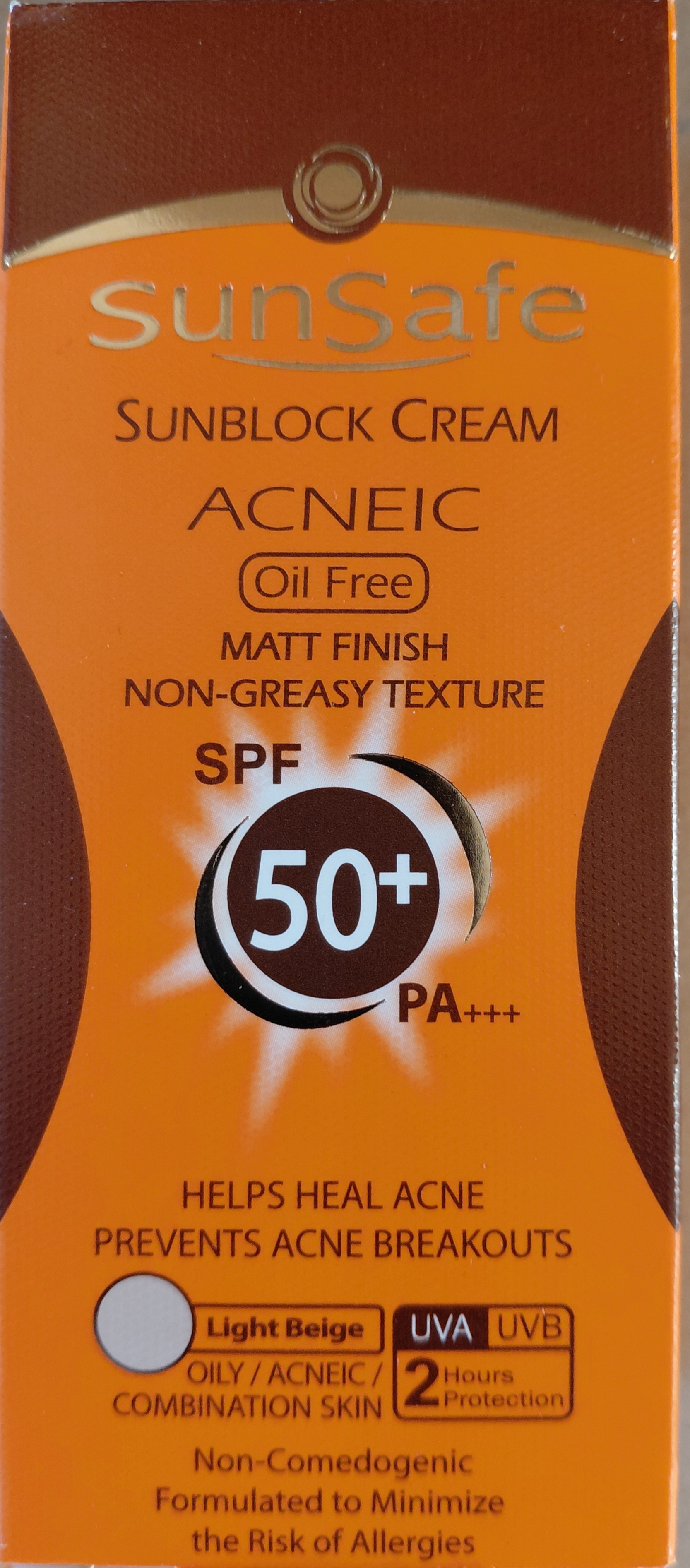 تصویر ضدآفتاب فاقدچربی سان سیف روشن 